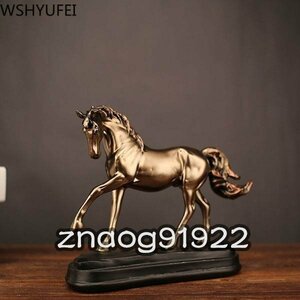 CHQ1201#馬の置物 ヴィンテージ 彫刻 インテリア プレゼント フィギュア 凛々しい オブジェ 飾り