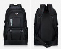 バッグ 防災リュック パック ザック大容量65Ｌ 登山 リュック リュックサック 登山バック バックパック 旅行 アウトドア ブラック_画像8