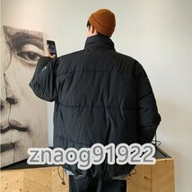 コート トレンチコート　ジャケット　防寒トップス 秋冬アウター　ブラック 2XL_画像5