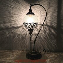テーブルランプ ステンドグラス ティファニーライト照明ランプ インテリアライト 卓上照明 レトロ 田舎風 雰囲気ランプ 飾りランプ_画像1