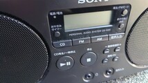 32売切 SONY ZS-S40 CDラジオ パーソナルオーディオシステム AM FM CD ラジオ ブラック ソニー 直接引き取り大歓迎!_画像5