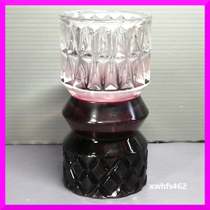  new goods prompt decision DULTON candle holder cut . glass style total length 13.5cm 637g aroma sentido candle Dulton zak