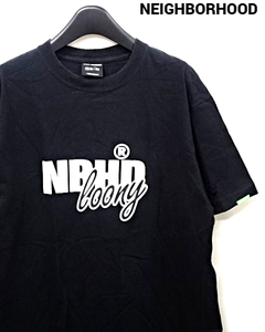 M【NEIGHBORHOOD NBHD loony Tee Black 2002 ネイバーフッド Tシャツ ブラック 2002年 オールド 古着 初期】