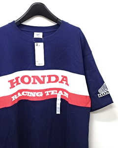 XL 未使用【GU x HONDA Tee MEN グラフィックT (5分袖) 69 NAVY Honda ジーユー x ホンダ Tシャツ ネイビー】