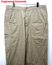 Men’s 34【Engineered Garments Pants Beige エンジニアードガーメンツ パンツ USA製 ポケット コットンパンツ メンズ オールド】_画像3