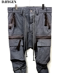 1 46,200【D.HYGEN ST107-0722S Bushes Charcoal 4Wayハイパーストレッチコーデュラナイロンカーゴジョガーパンツ ブシェスチャコール】