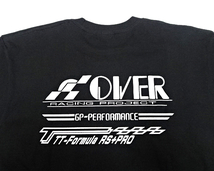 XL 未使用【OVER Racing Tee moto joy オーヴァーレーシング Black OVER Racing Tシャツ マフラーメーカー 黒/シルバー motojoyのロゴ】_画像6