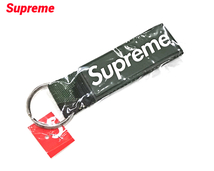  新品 正規品【Supreme Webbing Keychain Green Camo シュプリーム ウェビング キーチェーン キーホルダー Supreme Nagoya 購入品 本物】_画像2