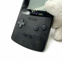 極美品 希少 任天堂 ゲームボーイカラー エイデン限定 クリアブラック Nintendo GAMEBOY COLOR GBC 動作確認済み_画像5