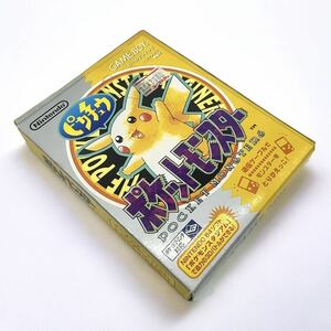 極美品 任天堂 初代 ゲームボーイ ポケットモンスター黄 ピカチュウ ニンテンドー Nintendo GB GAMEBOY Pokmon Pikachu