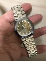 稼動品 RADO 756.0700.3 クオーツ 超硬ケース カットガラス メンズ アンティーク 腕時計 (HEUER MONACO用NSA同ブレス)_画像4