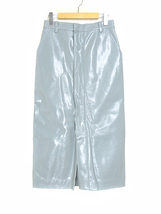 ルシェルブルー LE CIEL BLEU スカート フェイク パテント レザー ペンシルスカート Faux Patent Leather Pencil Skirt 22A67413 size 38_画像1