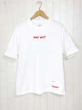 ナイキ ジョーダン NIKE JORDAN BRAND Tシャツ RW X JORDAN WHY NOT? S/S CW4258-101 ホワイト size S メンズ_画像1