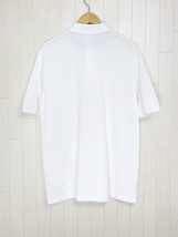 ラコステ アトモス LACOSTE × atmos Polos WHITE ポロシャツ 半袖 鹿の子 オーバーサイズ ホワイト size M ユニセックス_画像2