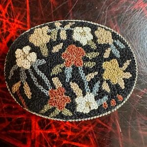 相良刺繍帯留　花　新品未使用品