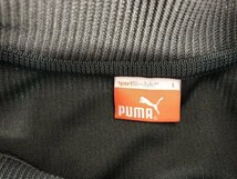 PUMA プーマ レディース ロゴ刺繍 ポリエステル ジャージジャケット L グレーダークグレー_画像2