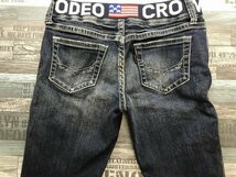 RODEO CROWNS ロデオクラウンズ レディース ストレッチ スキニーデニムジーンズパンツ M ネイビー_画像3