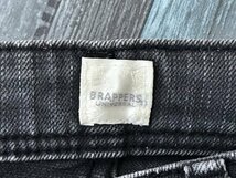 BRAPPERS ブラッパーズ メンズ ウォッシュ加工 デニムジーンズパンツ W63 ダークグレー_画像2