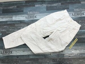 UNITED COLORS OF BENETTON Benetton lady's corduroy pants 46 white 