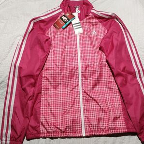 adidas アディダス アウター ジャージ ピンク 千鳥