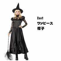 コスプレ衣装 大人用 魔法使い コスチューム 巫女 女王様 魔女 ハロウィン 仮装 ウィッチ 悪魔 レディース ハロウィーン_画像3