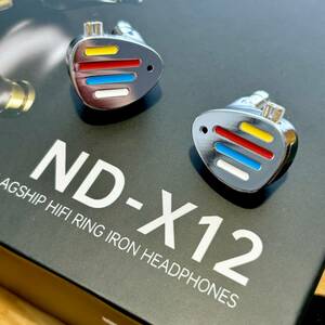 ND X12 1DD+5BAハイブリッドイヤホン