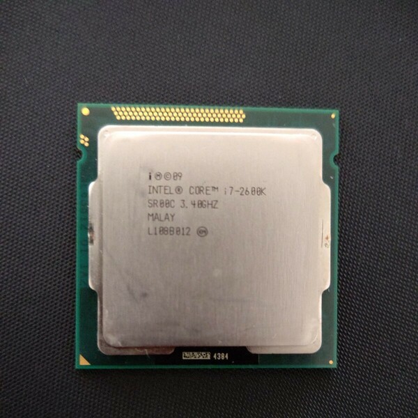 【中古品】Intel Core Intel Core i7-2600K (3.4GHz/TB:3.8GHz) bulk LGA1155/4C/8T/L3 8M/HD Graphics 3000/TDP95W -20