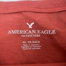 American Eagle ☆ NY ロゴ プリント 半袖 Tシャツ オレンジ XS レディース 春夏 リラックス カジュアル 古着 アメリカンイーグル■BM116_画像5