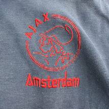 adidas ☆ AJAX Amsterdam ロゴ 刺繍 半袖 ポロシャツ ネイビー O サッカー クラブ チーム アディダス アヤックス アムステルダム■DG293_画像5