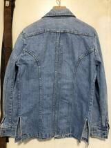 VINTAGE 70s Jeans Joint デニムジャケット ビンテージ デニムシャツ ジージャン ジーンズジョイント　ウエスタンジャケット_画像3