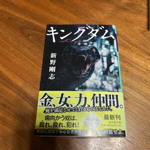 キングダム 新野剛志／〔著〕 毒蟲ＶＳ．溝鼠 新堂冬樹／〔著〕　二冊セット売りです。