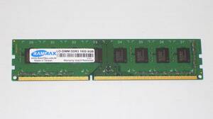 ◆RAMMAX製 PC3-12800 (DDR3-1600) 240pin 8GB 動作未確認 ジャンク！★送料120円