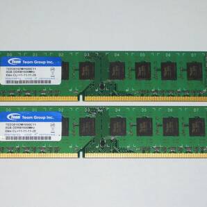 ◆Team Elite製 PC3-12800 (DDR3-1600) 16GB（8GB×2枚組）完動品 即決！③★送料120円！の画像1