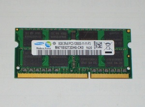 ◆SAMSUNG製 PC3-12800 (DDR3-1600) 204pin 8GB 完動品 即決！①★送料120円！