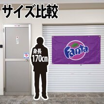 ファンタ フラッグ P348 アメリカン雑貨 ガレージ装飾 旗 FANTA USAポスター インテリア 看板 リビング 輸入雑貨 コカコーラ 広告 バナー _画像5