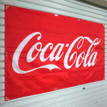 コカコーラ フラッグ P152 アメリカン雑貨 クラシック レトロ 当時物 旗 USA ポスター ダイナー 広告 ブリキ看板 コーラ のぼり Coca-Cola_画像5