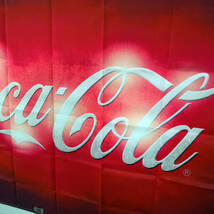 コカコーラ フラッグ P155 巨大アメリカン雑貨 タペストリー 当時物 旗 バナー 輸入雑貨 広告 コーラ Coca-Cola ノベルティ 広告　ポスター_画像7