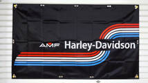 AMF ハーレーダビッドソン フラッグ P01 HARLEY-DAVIDSON Route66 インテリア雑貨 バイクガレージ アメリカン USA雑貨ポスター 旗 バナー_画像6