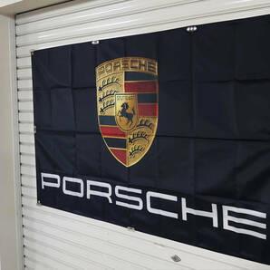 ポルシェ フラッグ 1500×900㎜ P40 バナー 看板 タペストリー カーショップ アクセサリー porsche 911 ケイマン ボクスター ガレージ装飾の画像4