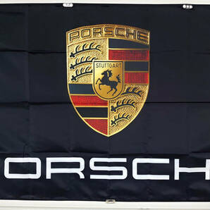 ポルシェ フラッグ 1500×900㎜ P40 バナー 看板 タペストリー カーショップ アクセサリー porsche 911 ケイマン ボクスター ガレージ装飾の画像3