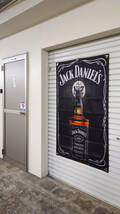 ジャックダニエル フラッグ P400 JACK DANIEL’S グッズ ガレージポスター パブ 店内壁面装飾 USA雑貨 旗 Bar インテリア ウイスキー 看板_画像9