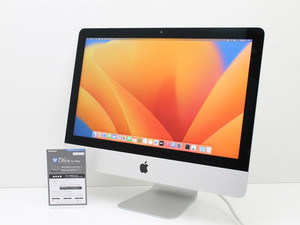 送料無料♪21.5インチ 4K 液晶 iMac 21.5-inch,2017 MNDY2J/A Core i5 7400 3.0GHz メモリ8GB Fusion Drive 1TB Radeon Pro 555 2GB C73T