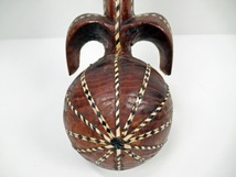 ◆[C77]ラワープ　ウイグル人の楽器　全長/約52cm　本蛇革使用　民族楽器　_画像8