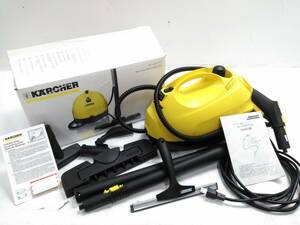 ★美品 KARCHER ケルヒャー スチームクリーナー SC1000 動作確認済み 付属品多数 元箱付き [E0229-5] @140 ★