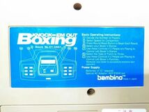 ♪動作品 bambino バンビーノ BOXING KNOCK-EM OUT ノックアウト ボクシング ゲーム ET-0601 レトロゲーム 元箱付き A030218H @80♪_画像9