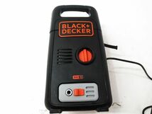 □訳アリ ケース 説明書付 BLACK+DECKER ブラックアンドデッカー BW13 高圧洗浄機 コンパクトプラス 2018年製 50/60Hz A-3-6-12 @140□_画像5