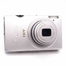 【動作確認済】 Canon IXY 220F コンパクトデジタルカメラ 純正バッテリー付属 写り込み ジャンク扱い シャッターフラッシュOK_画像1
