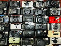 計50点 コンパクトフィルムカメラ まとめ売り Konica MINOLTA PENTAX yashica 等 大量出品 動作未確認 ジャンク レトロ_画像3