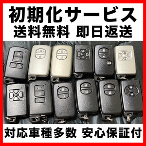 送料無料 安心保証付 トヨタ レクサス スバル スマートキー 初期化 代行 リセット 再登録可能 125996