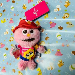 ユニバ USJ モッピー ぬいぐるみキーチェーン マスコット セサミストリート
